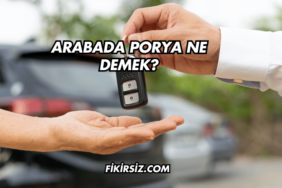 Arabada Porya Ne Demek?