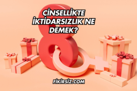 Cinsellikte İktidarsızlık Ne Demek?