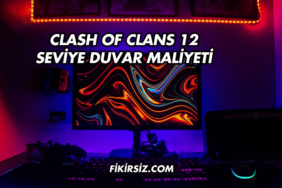 Clash of Clans 12 Seviye Duvar Maliyeti