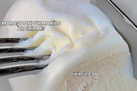 Maraş Dondurma Kilo Aldırır mı?